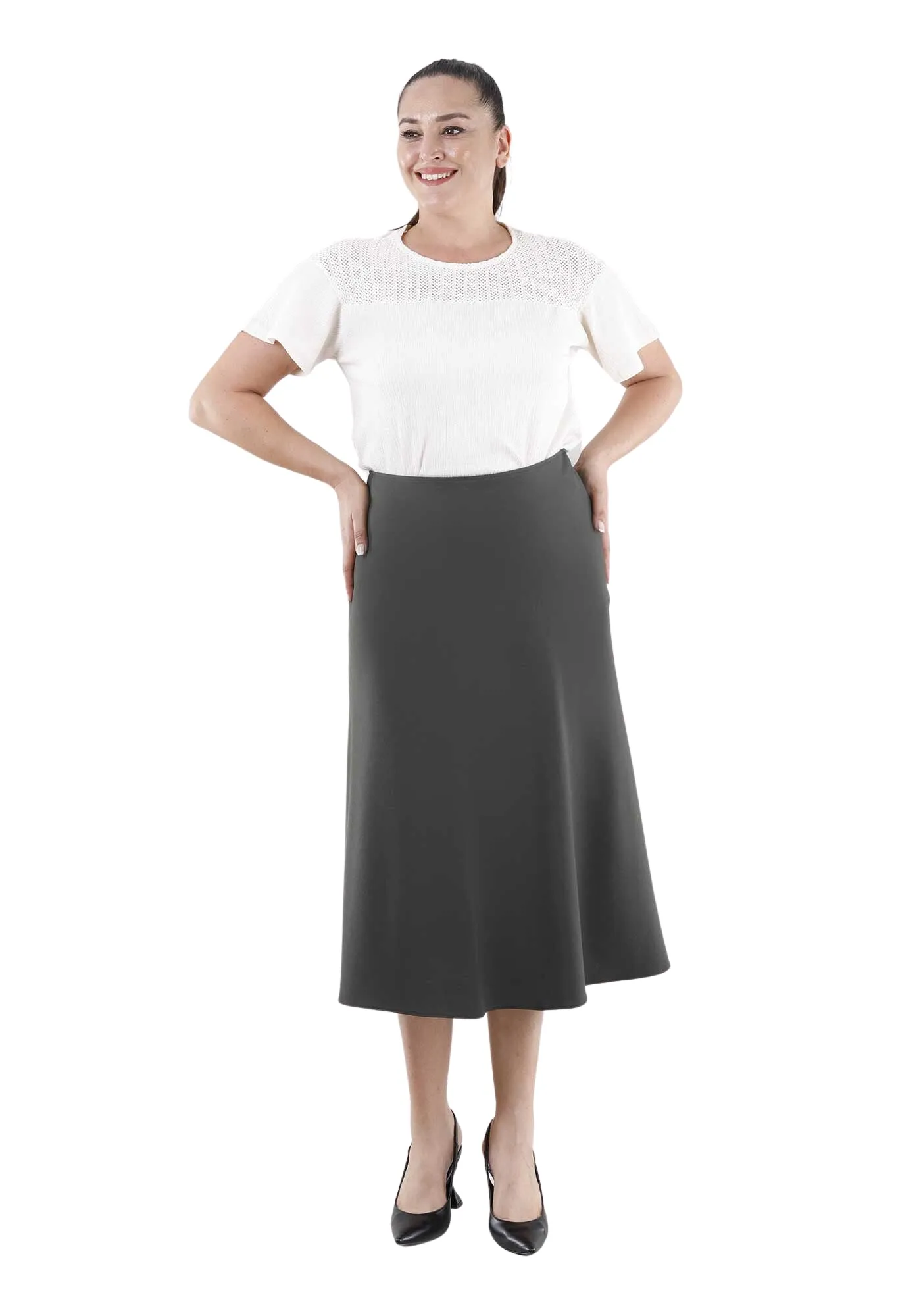 A-Line Midi Skirts - G-Line