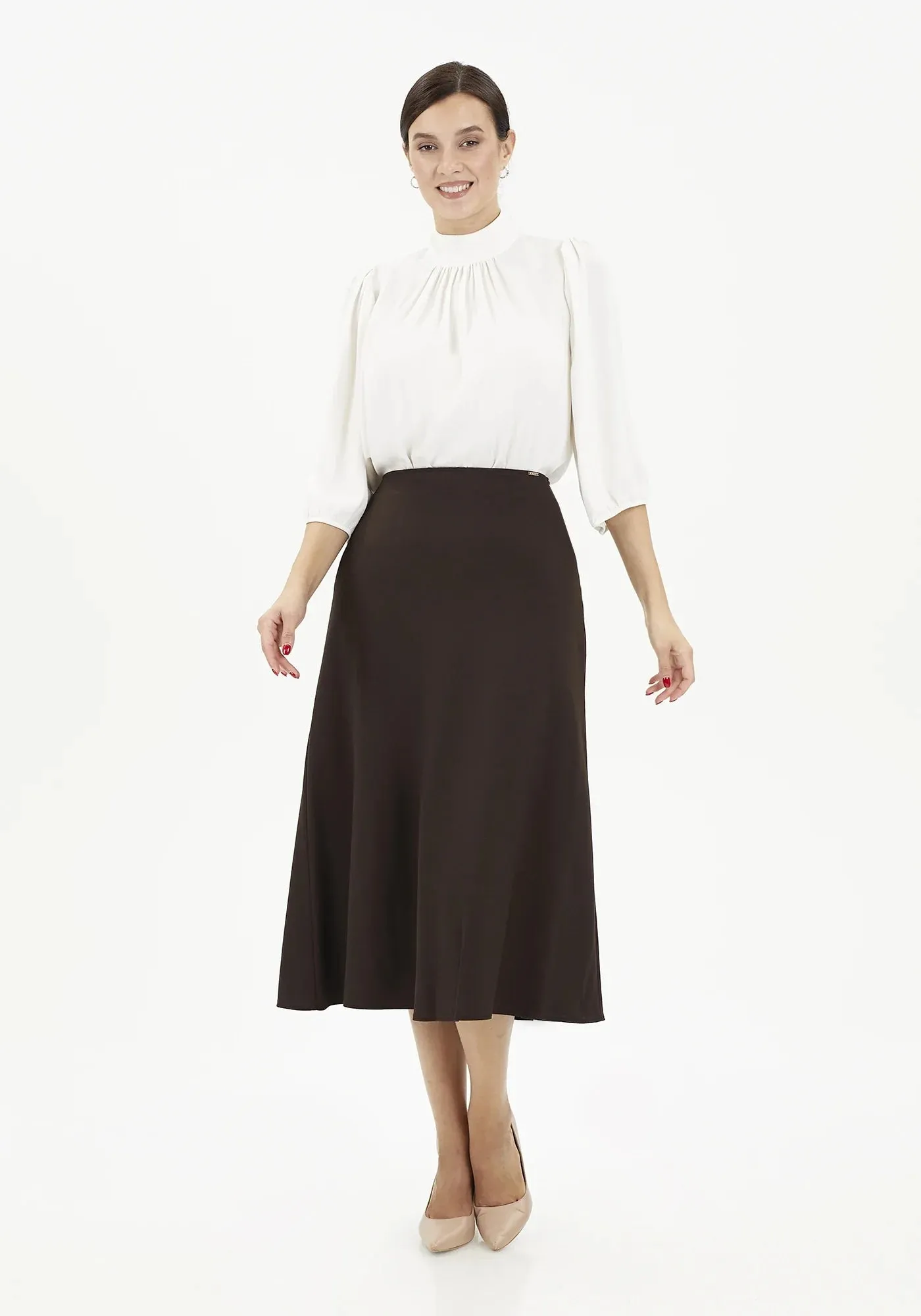 A-Line Midi Skirts - G-Line