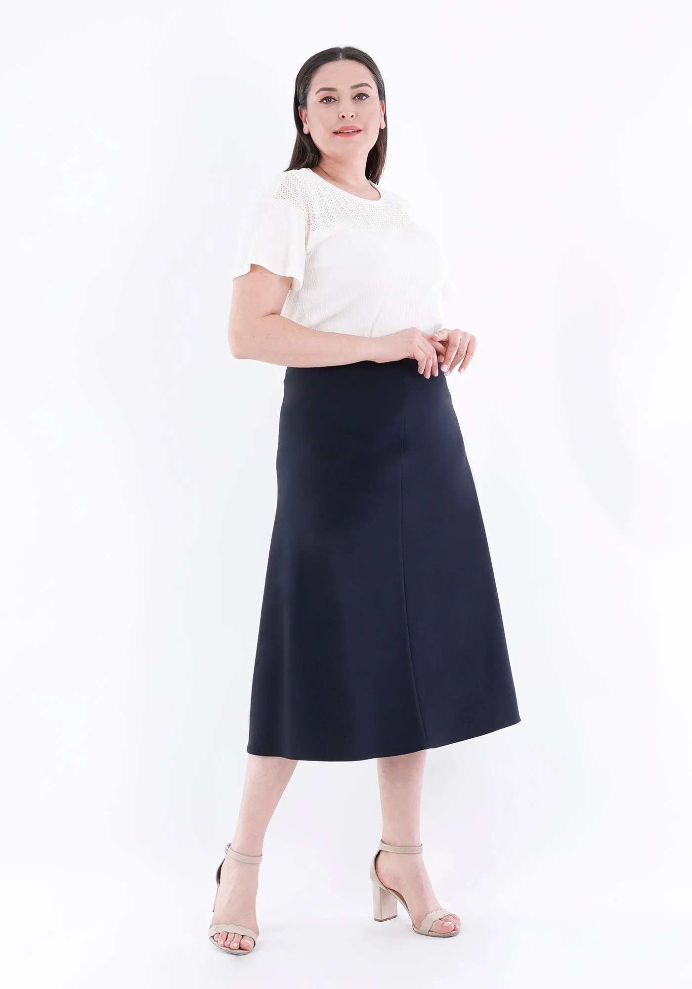 A-Line Midi Skirts - G-Line