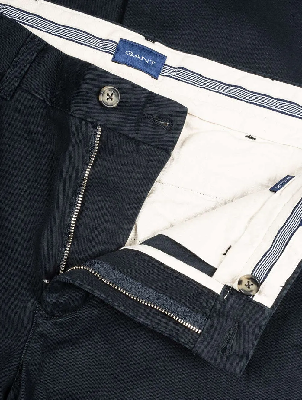 Allister Regular Fit Super Chinos Navy