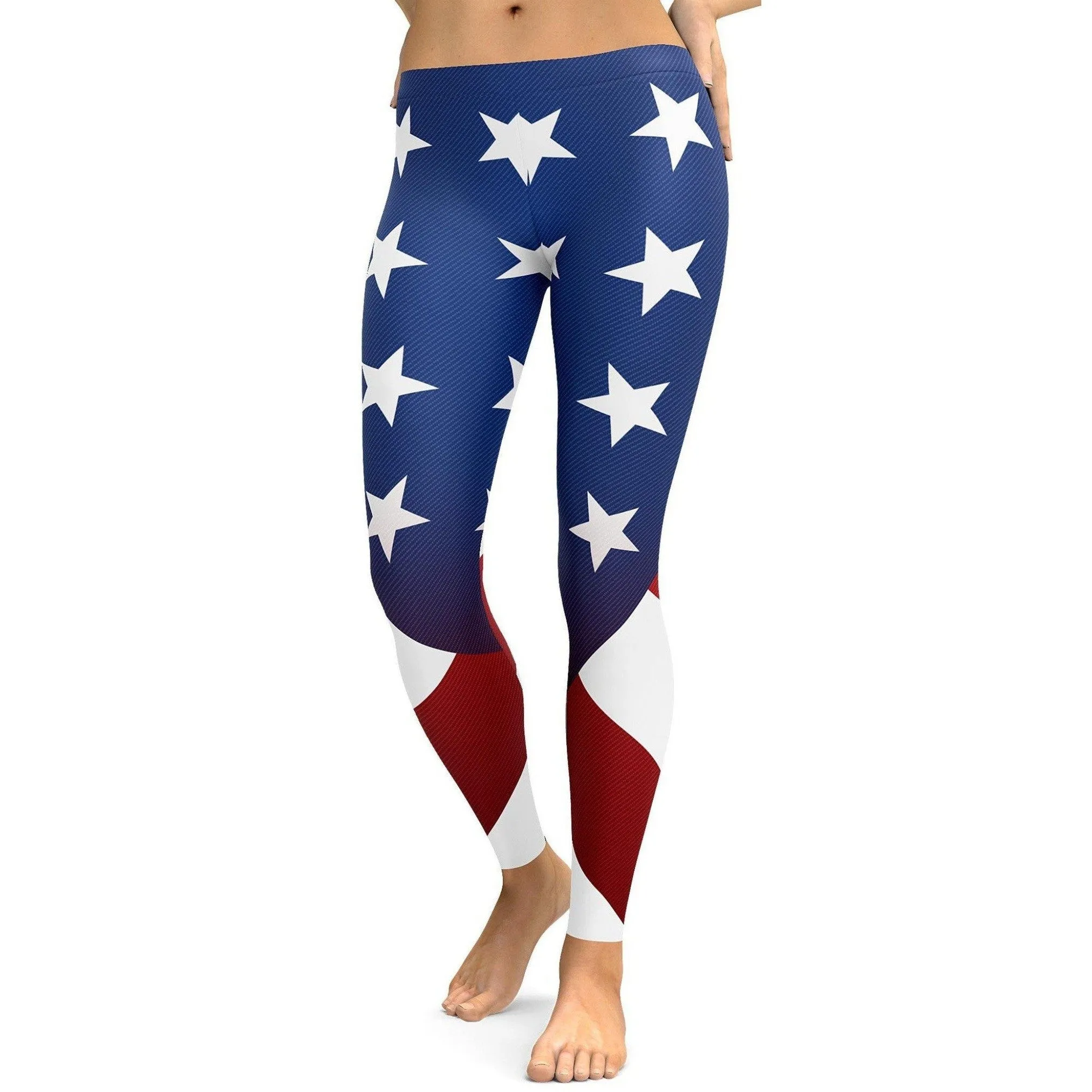 American Flag Leggings