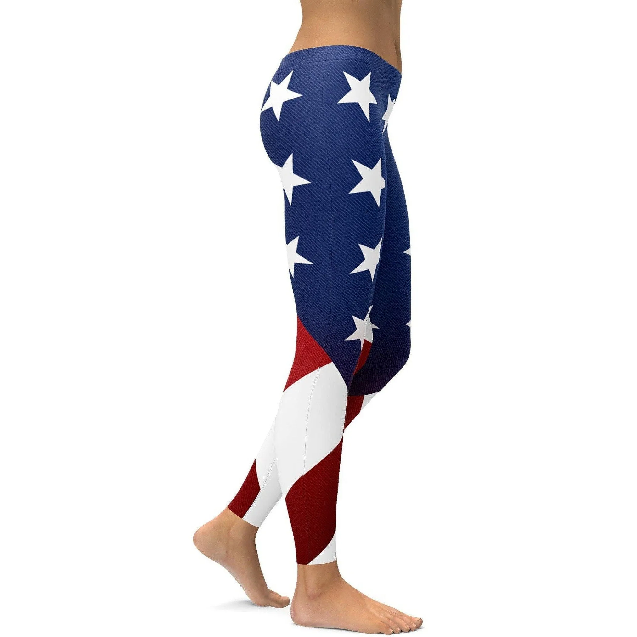 American Flag Leggings