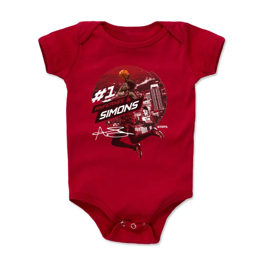 Anfernee Simons City Emblem Infant One Piece Creeper