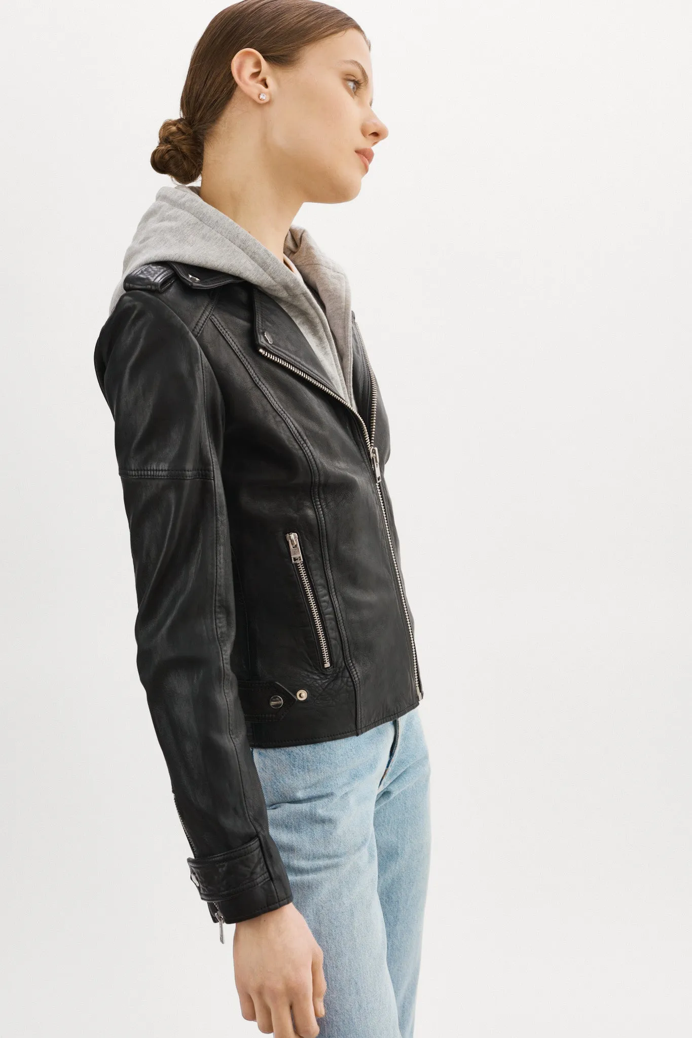 ANNA | Leather Biker Jacket