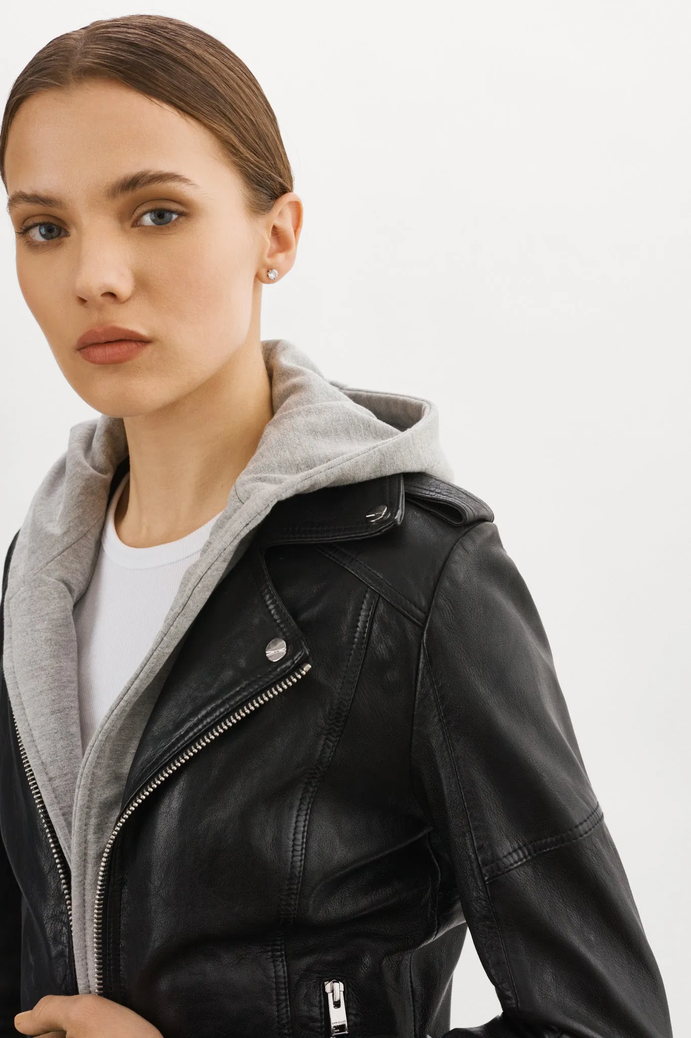 ANNA | Leather Biker Jacket