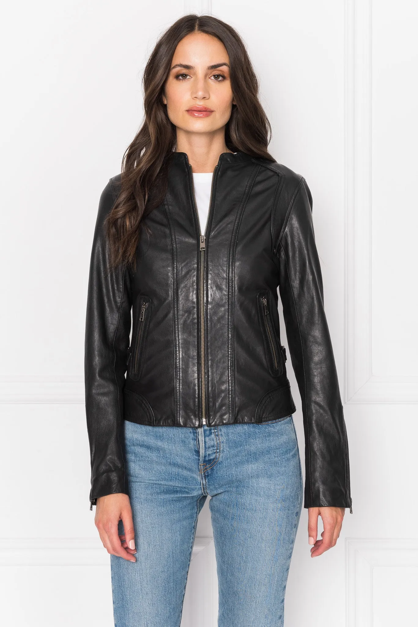 ARLETTE | Leather Biker Jacket