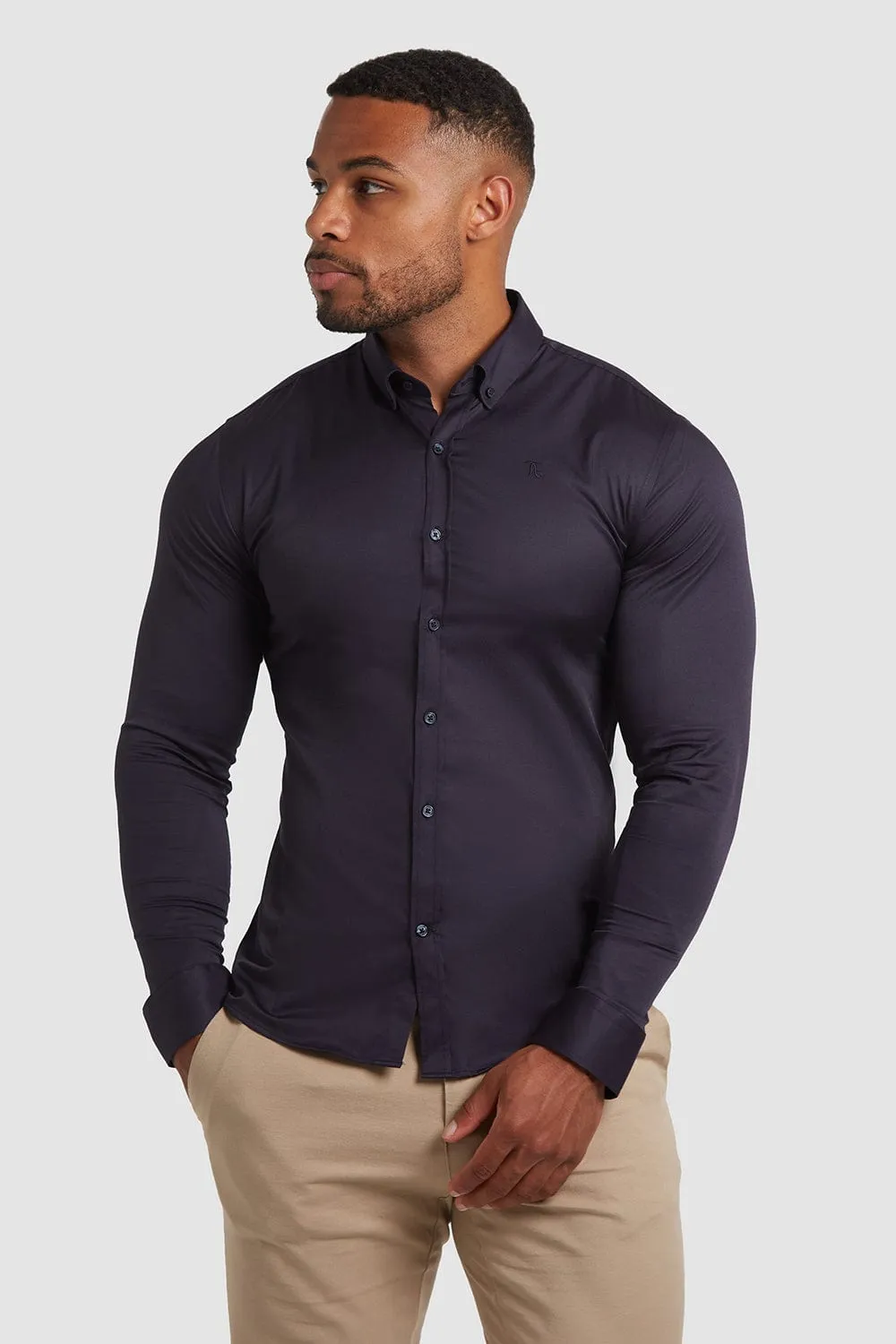 Athletic Fit Signature Shirt 2.0 in Navy