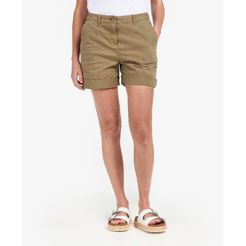 Barbour Chino Ladies Shorts - Khaki