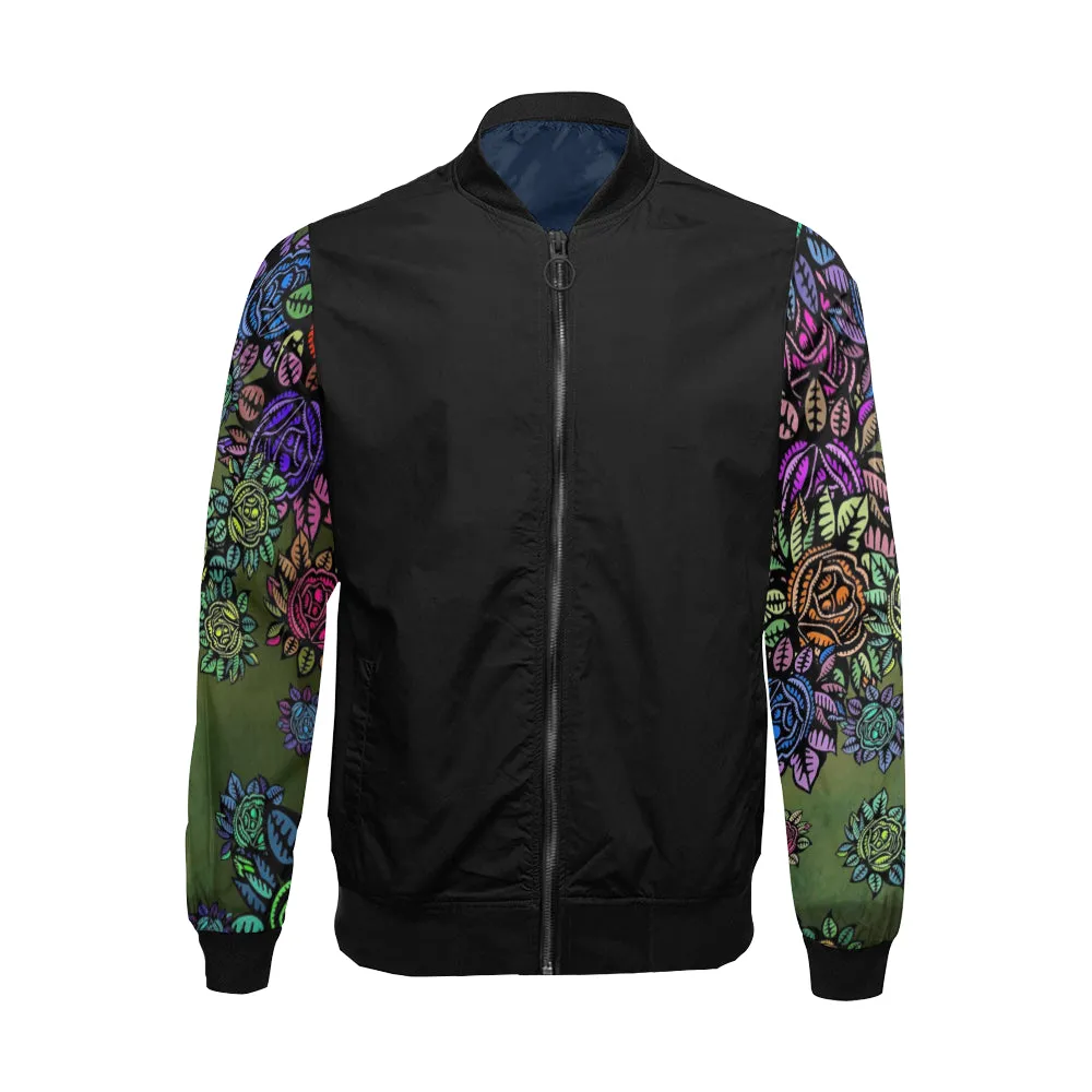 BLOOMING BOSS Bomber Jacket for Men by ART MANIFESTED