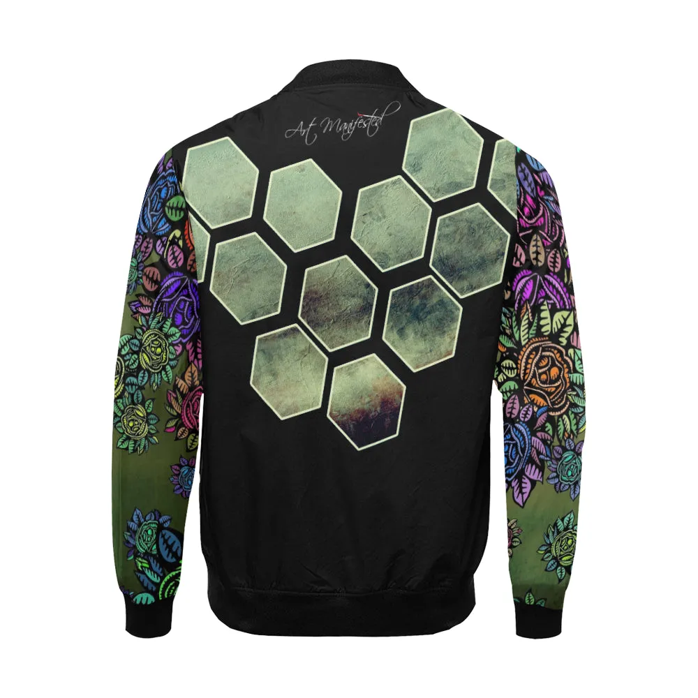 BLOOMING BOSS Bomber Jacket for Men by ART MANIFESTED