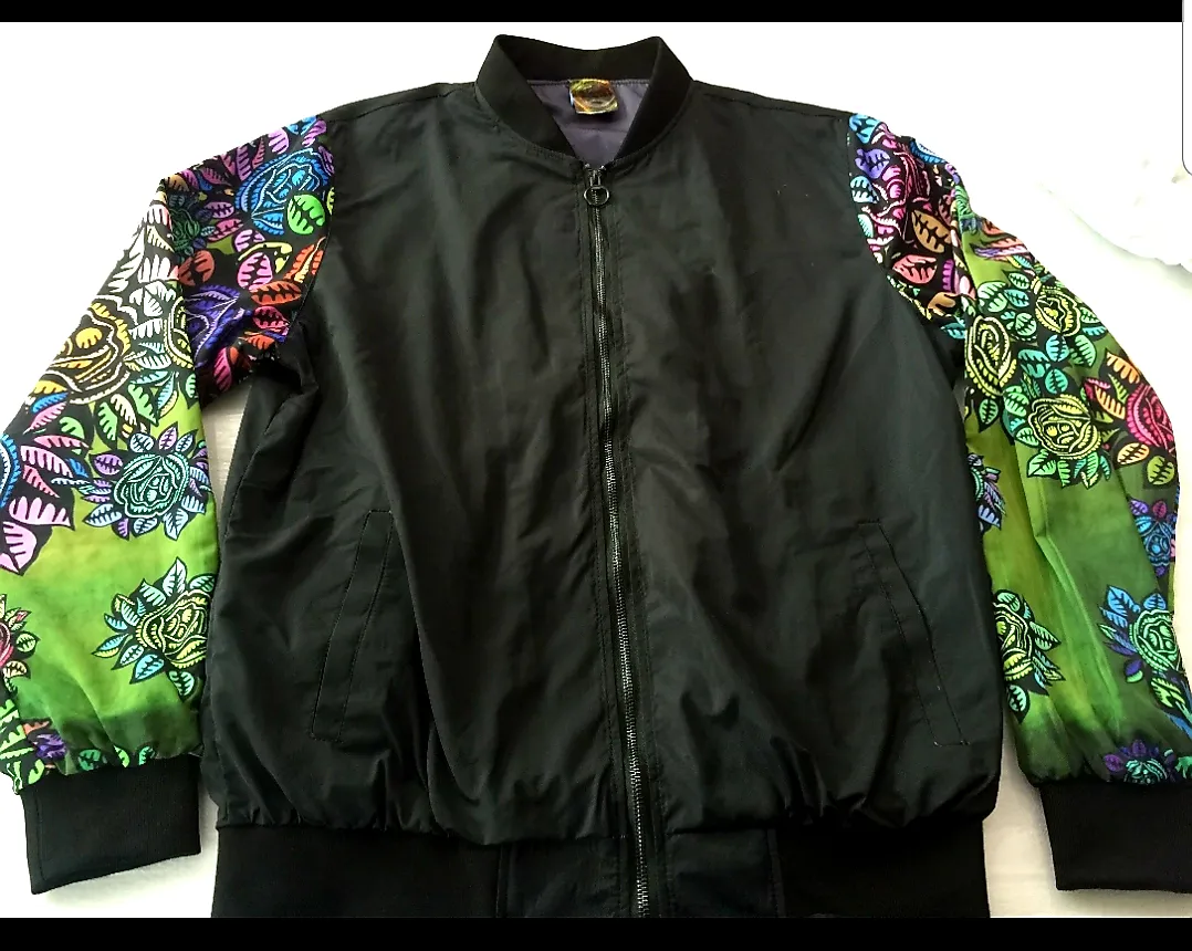 BLOOMING BOSS Bomber Jacket for Men by ART MANIFESTED