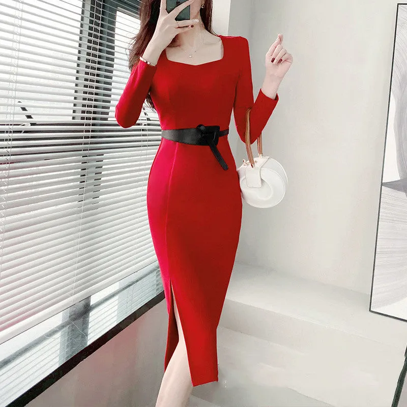 Bussness Elegant Slim Fit Dresses