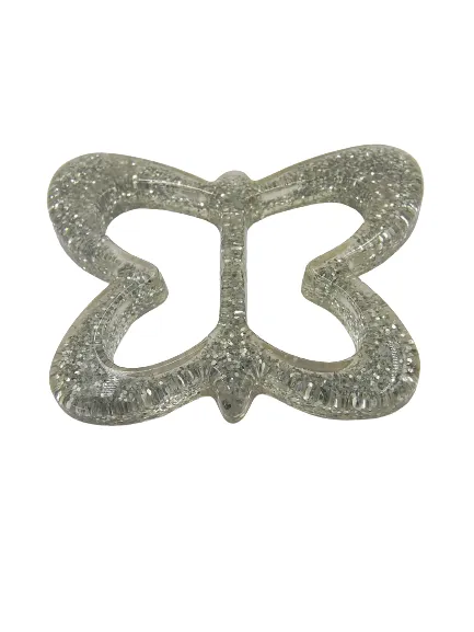 Butterfly Sparkling Resin Buckle