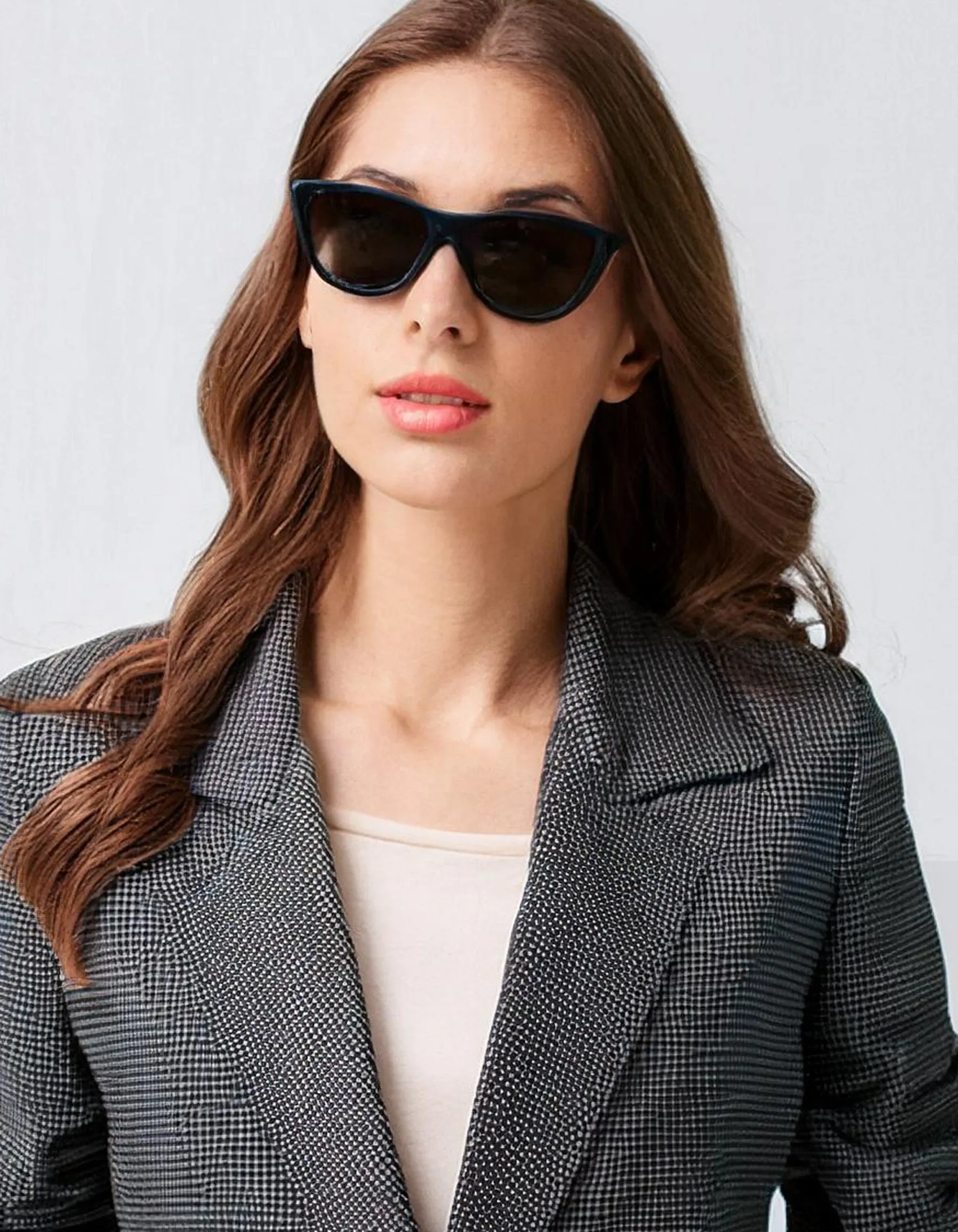 Charcoal Cropped Sleeve Blazer