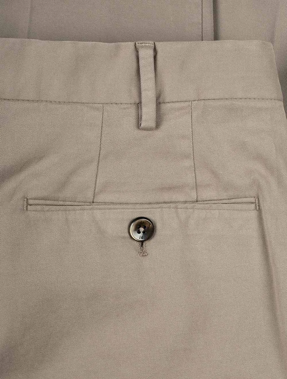 Cotton Chino Stone