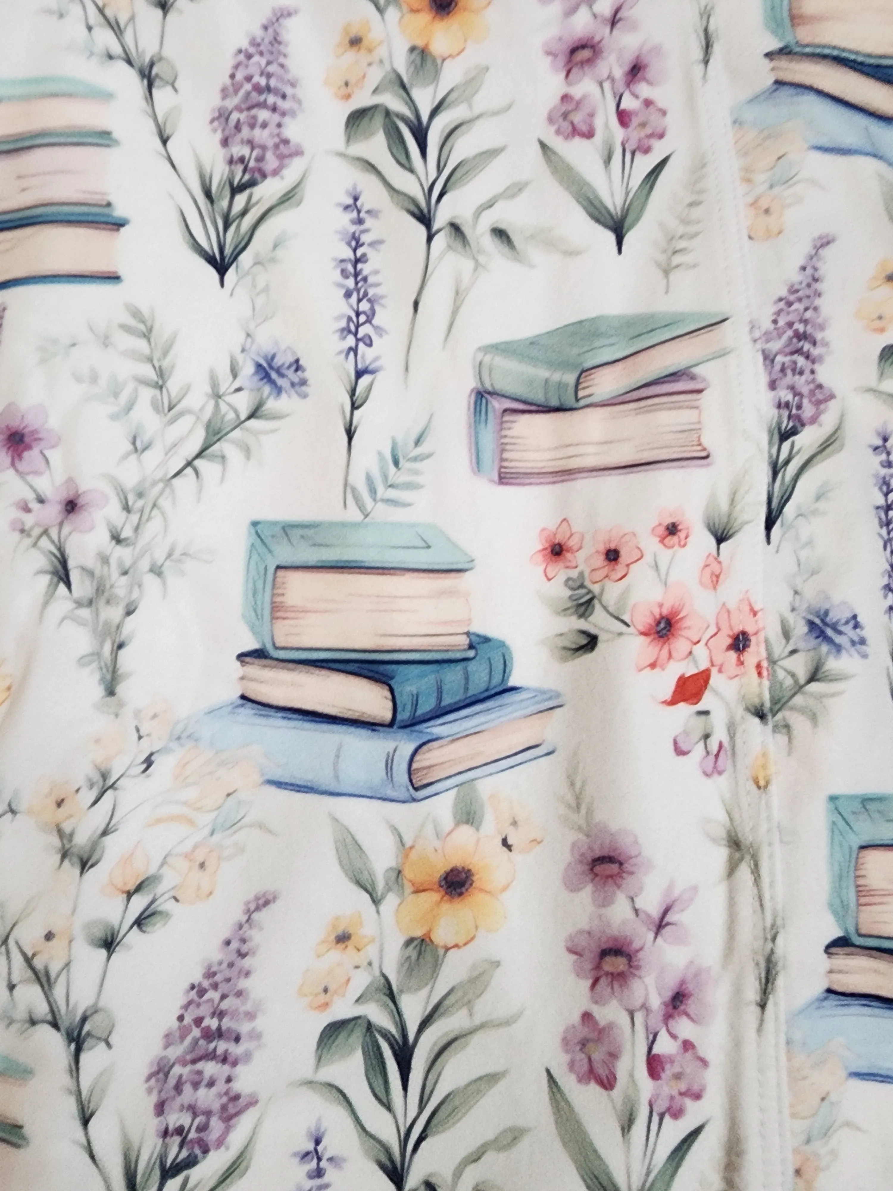 CP Wild Flowers and Books Soft Leggings