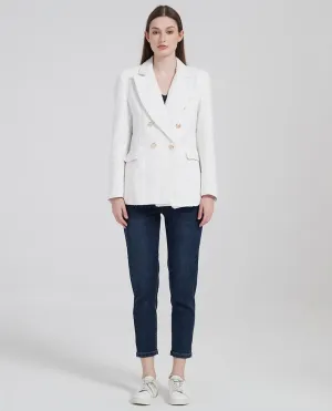 Double-breasted blazer for women