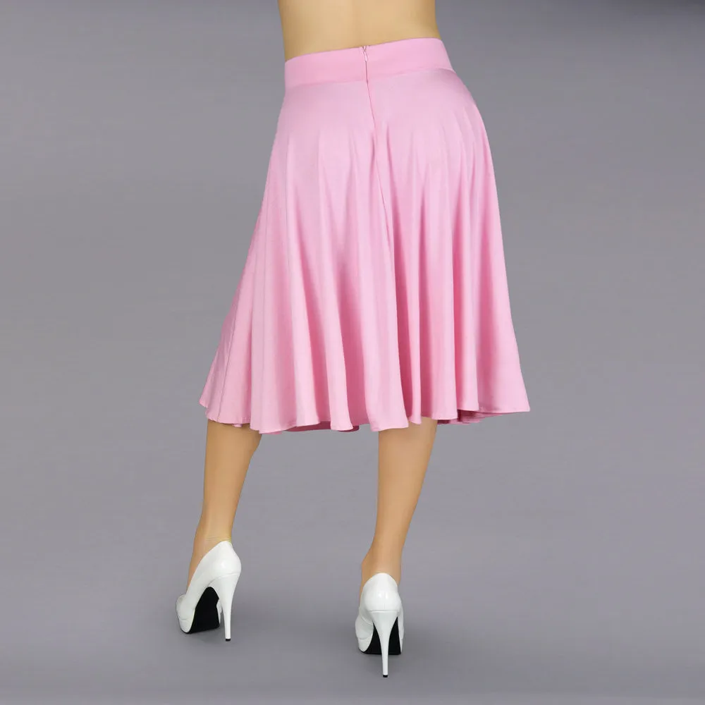 En Femme Flowing Swing Midi Skirt