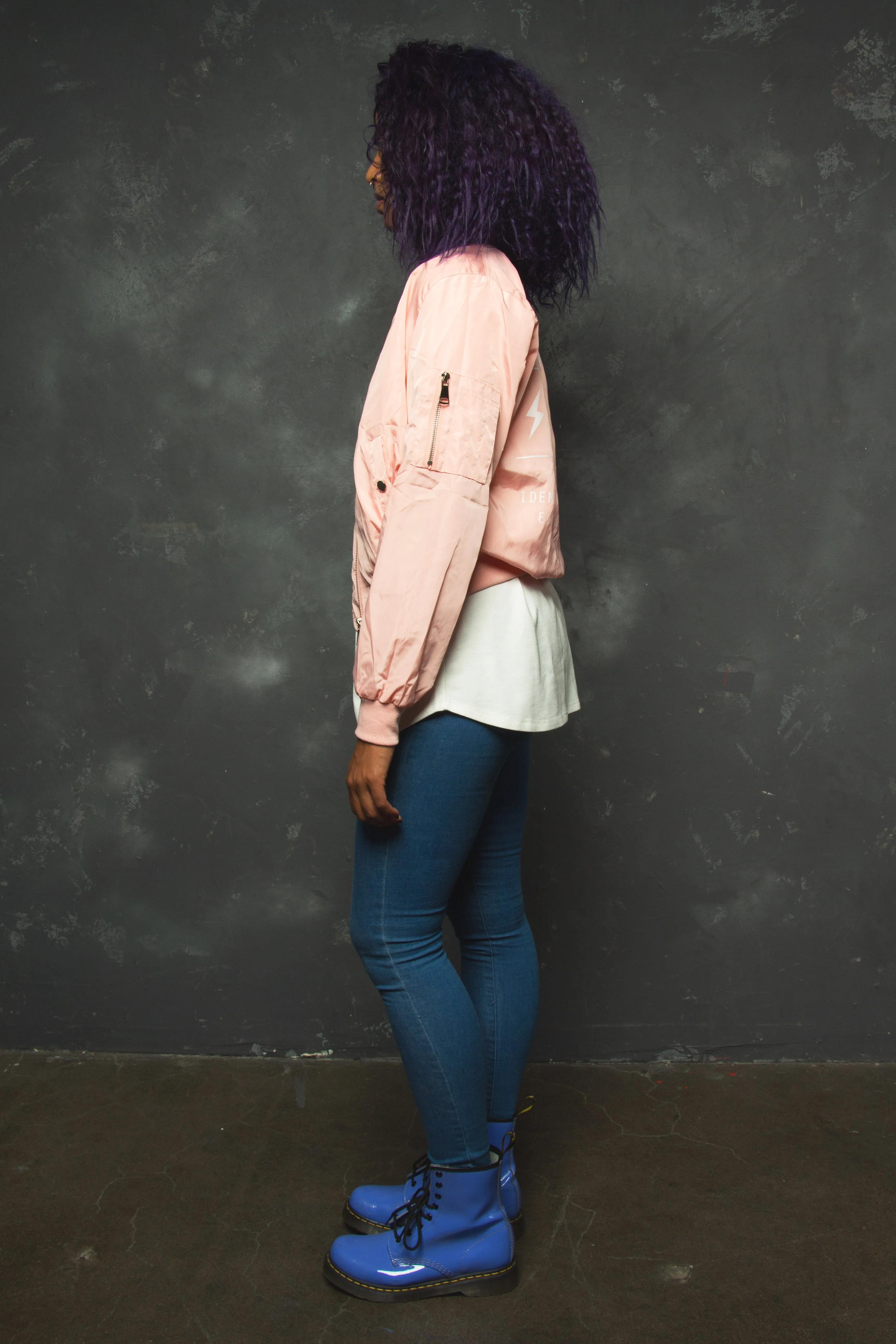 Essential Bomber Jacket (Pink)