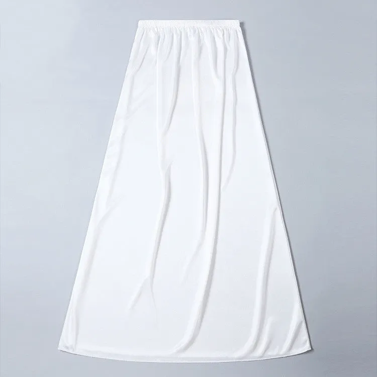 Fashionable Thin Silk Satin Skirt