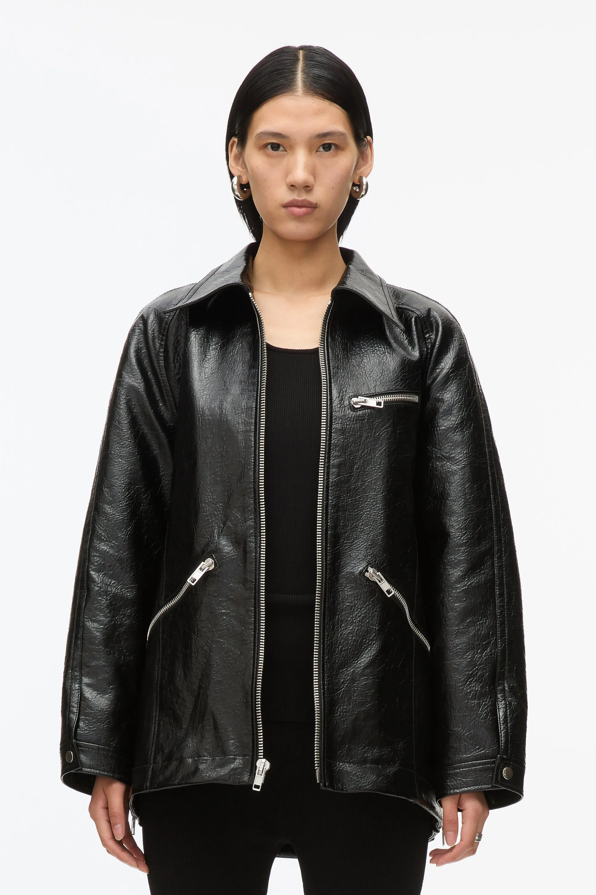 Faux Leather Ranch Jacket