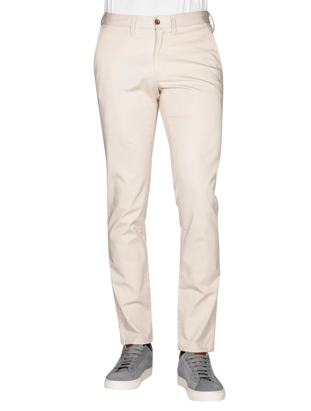 Hallden Twill Chinos Putty