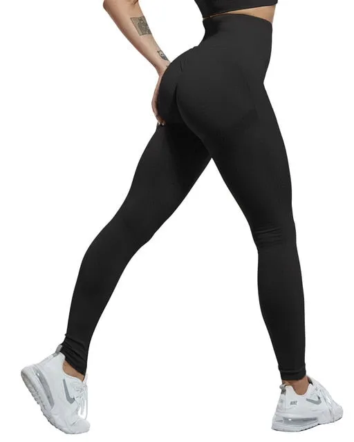 High Waist Push Up Gym Sport Leggings