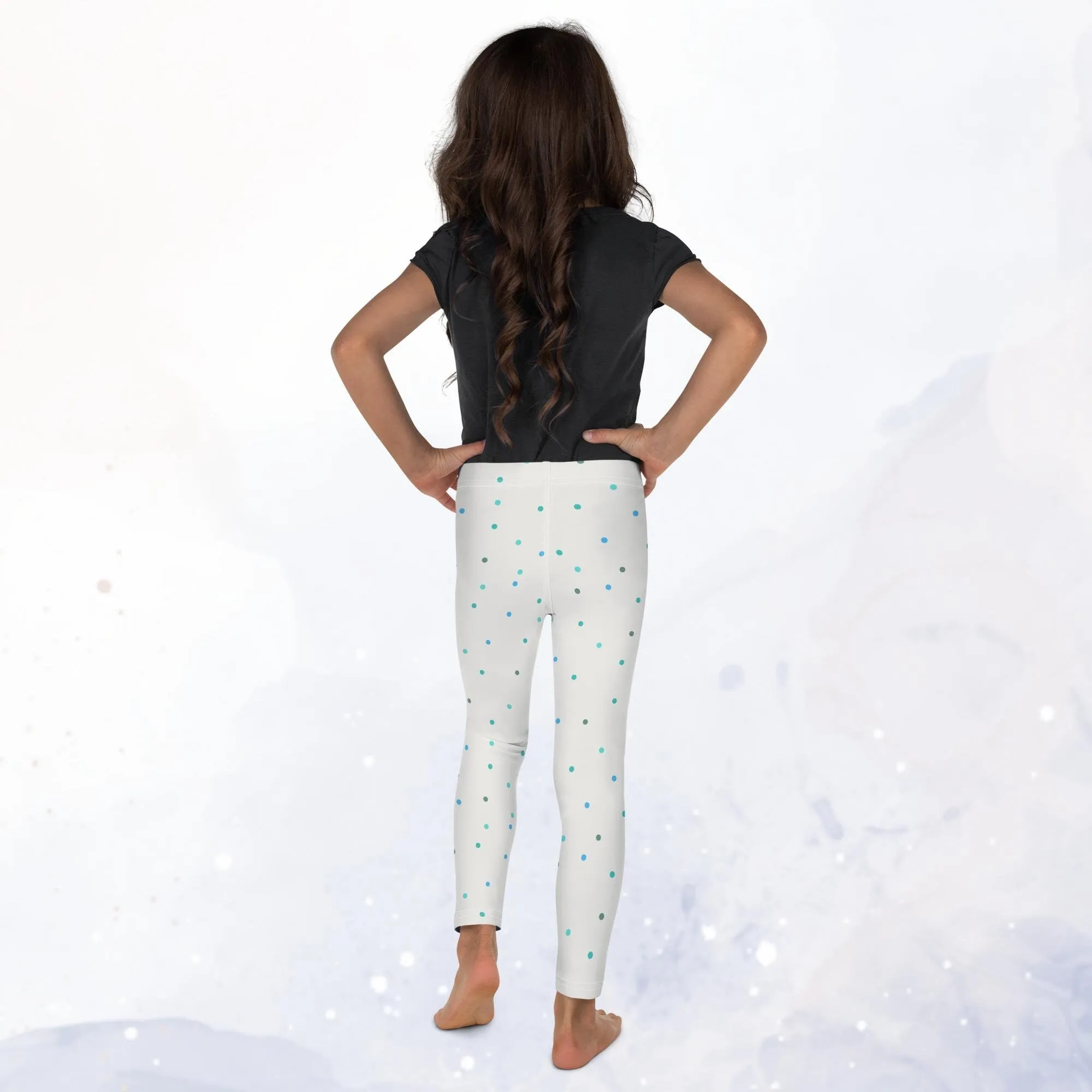 Ice Cream and Blue Kid's toddler Play Fashion Leggings