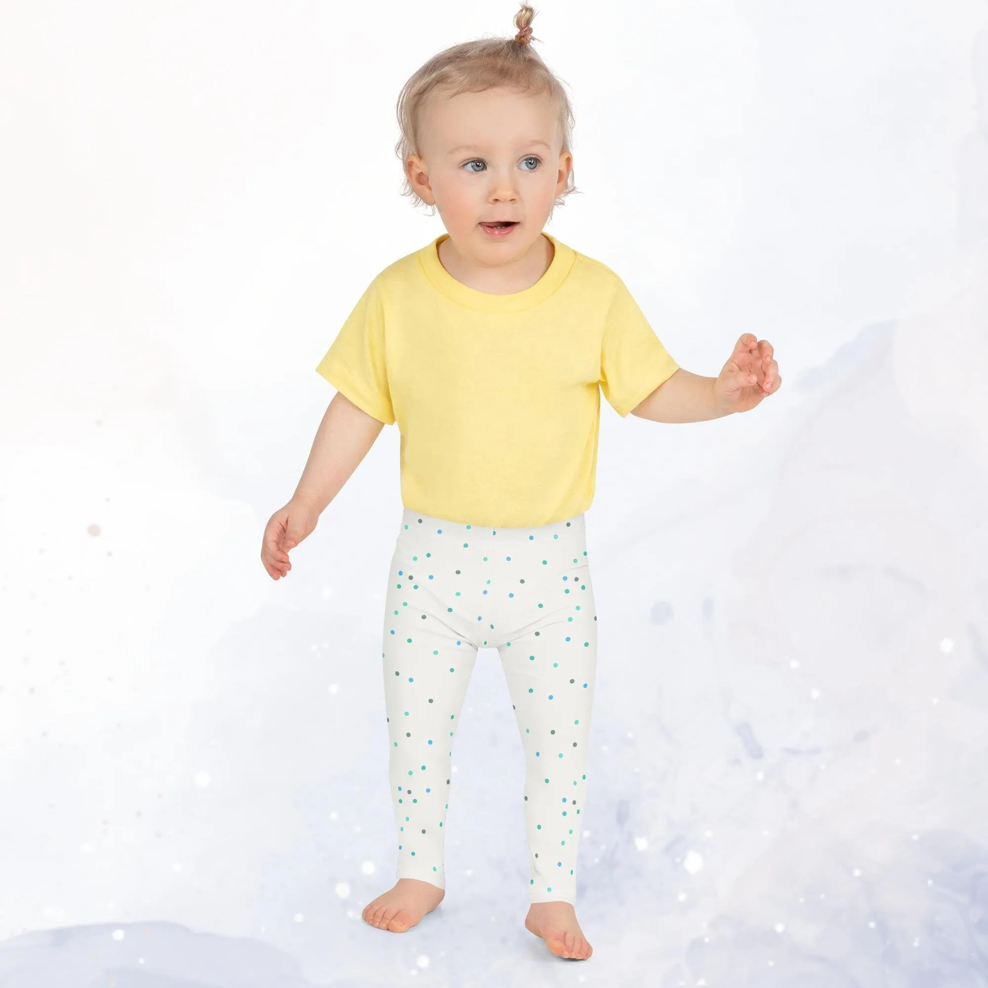 Ice Cream and Blue Kid's toddler Play Fashion Leggings