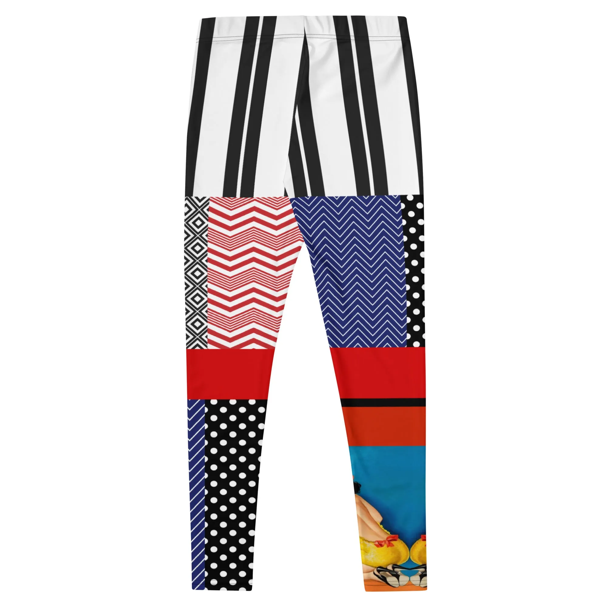 Kiss and Tell Patchwork Print Leggings