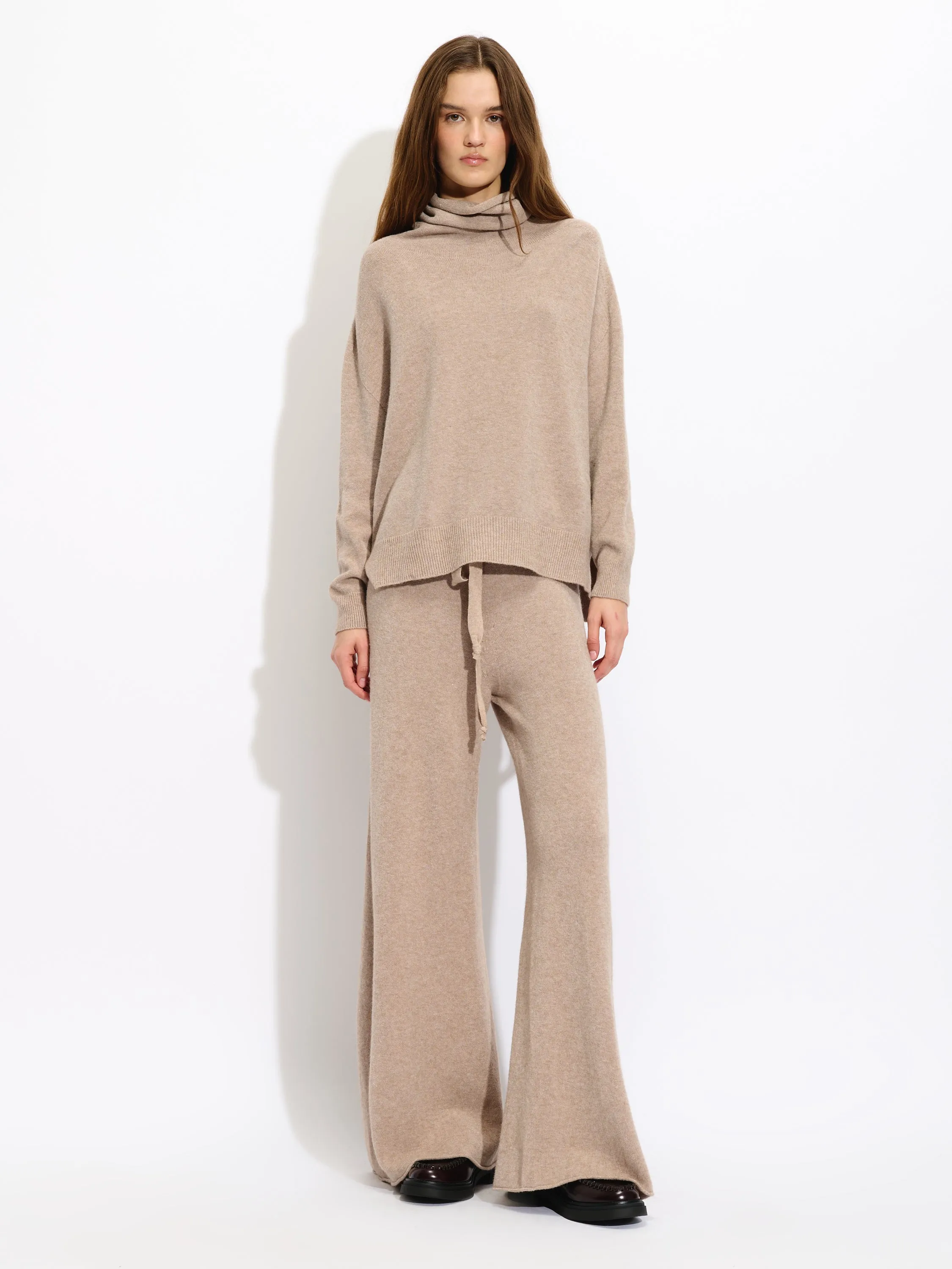 Knit Wide Leg Pants