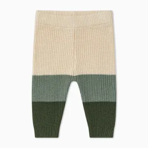 Knitted Colourblock Joggers