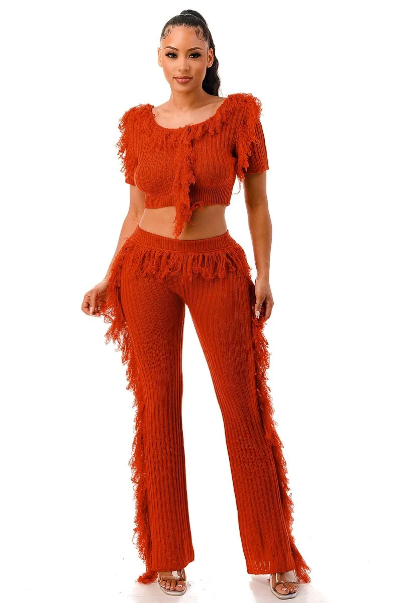 Lets Dance Fringe Outfit Set - 4 colors