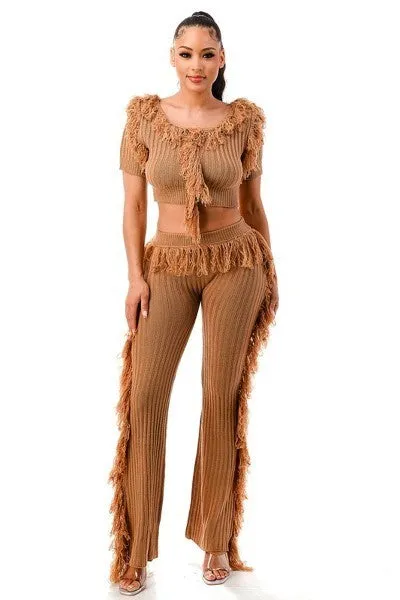 Lets Dance Fringe Outfit Set - 4 colors