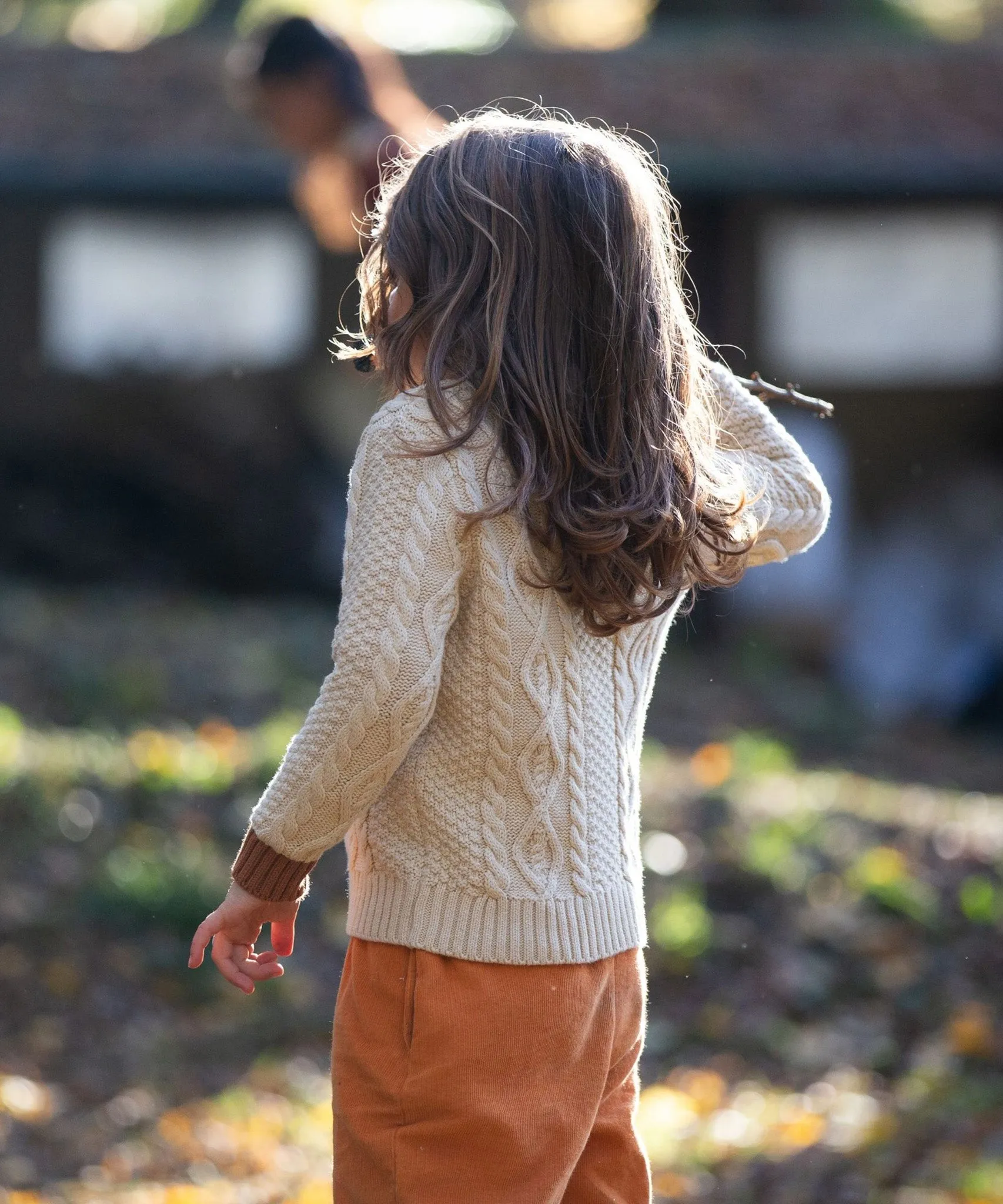 LGR From One To Another Oatmeal Aran Knitted Jumper