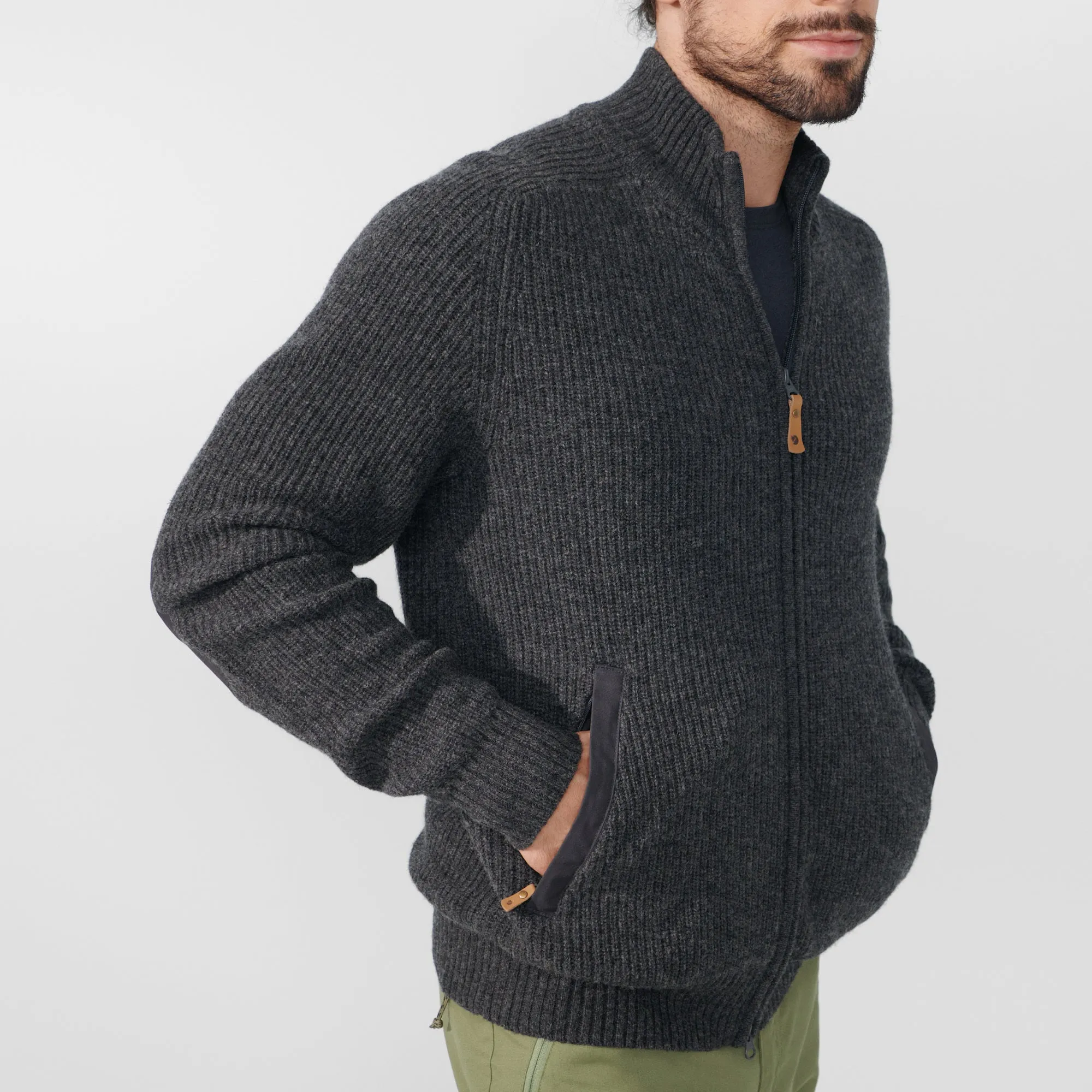 Men's Övik Zip Cardigan Knit Sweater