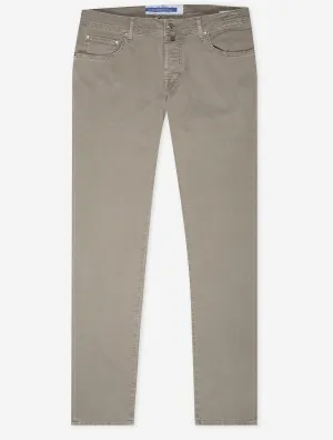 Nick 5 Pocket Chino Taupe