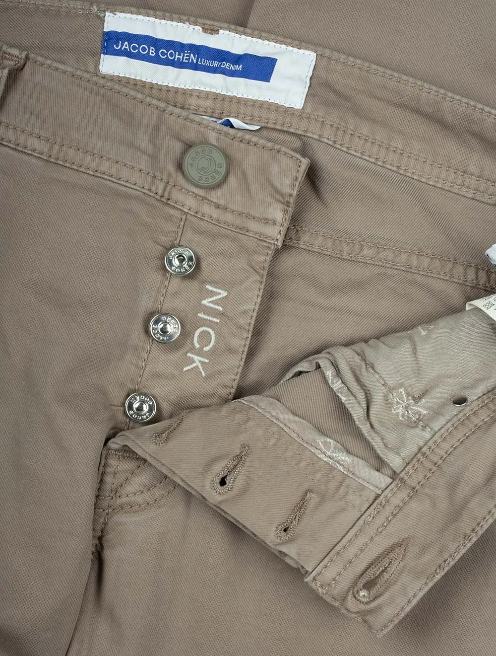 Nick 5 Pocket Chino Taupe