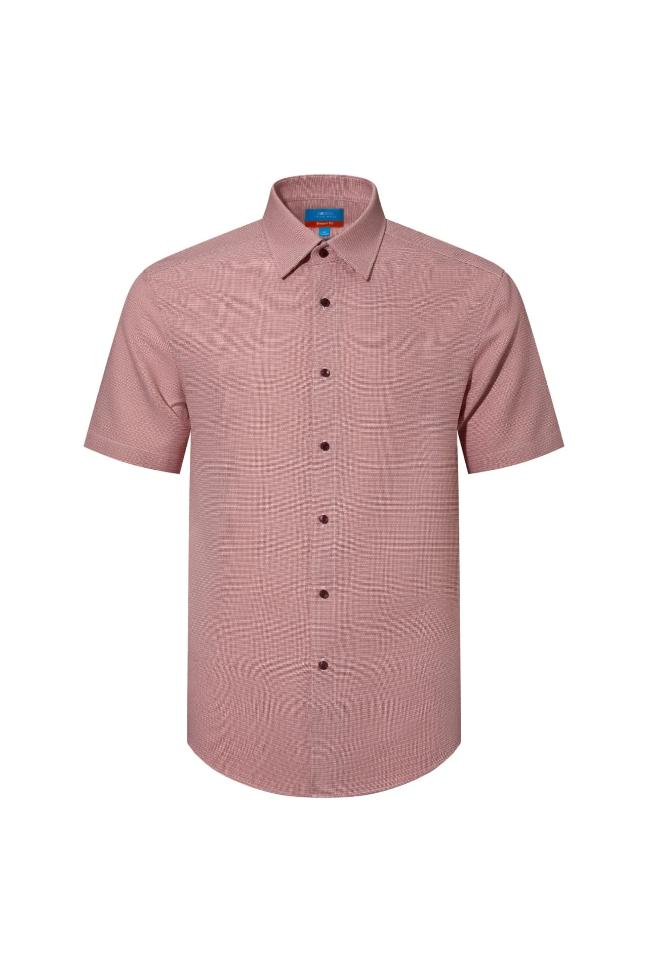 Non-Iron Quick Dry Smart Fit 2-Tone Short Sleeve Shirt