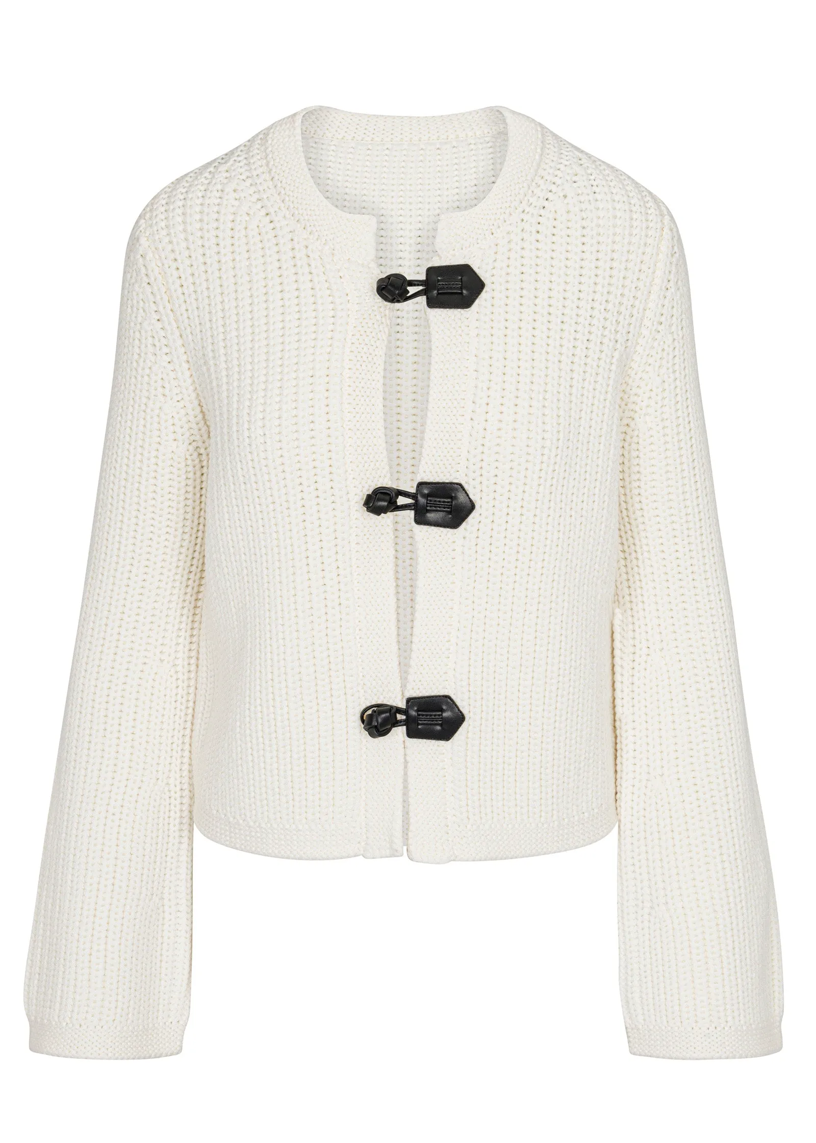 Novelty Wool Toggle Cardi