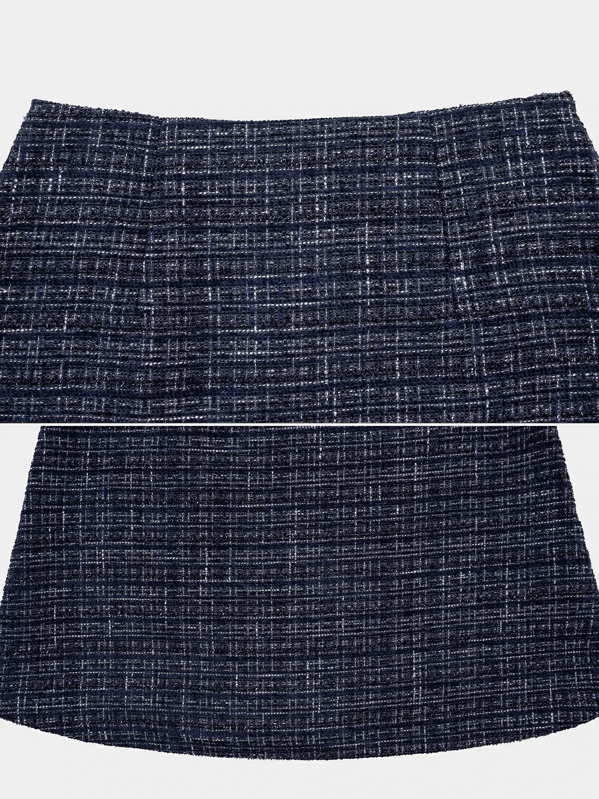 Plaid High Waist  A-line Mini Skirt