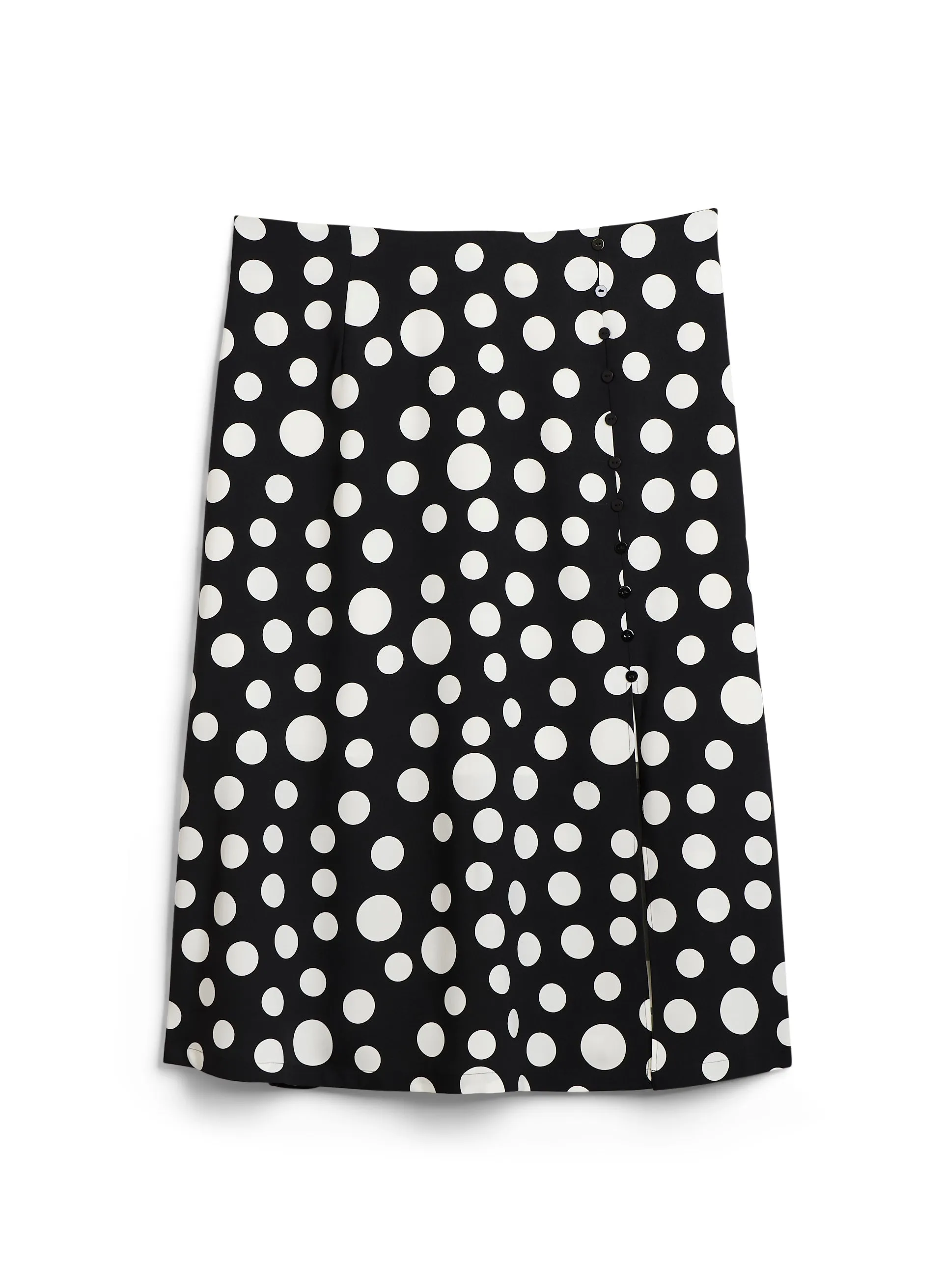 Polka Dot Midi Skirt