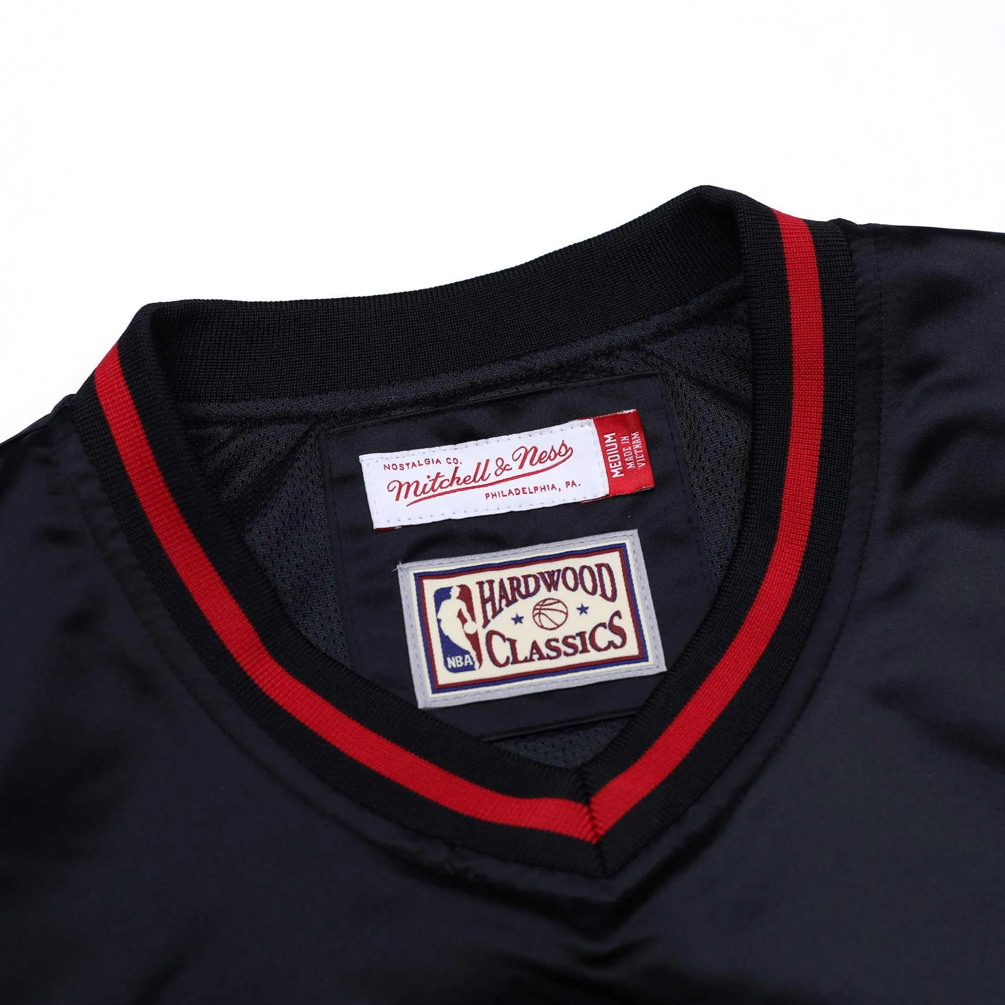 Portland Trail Blazers Mitchell & Ness Sideline Satin Pullover