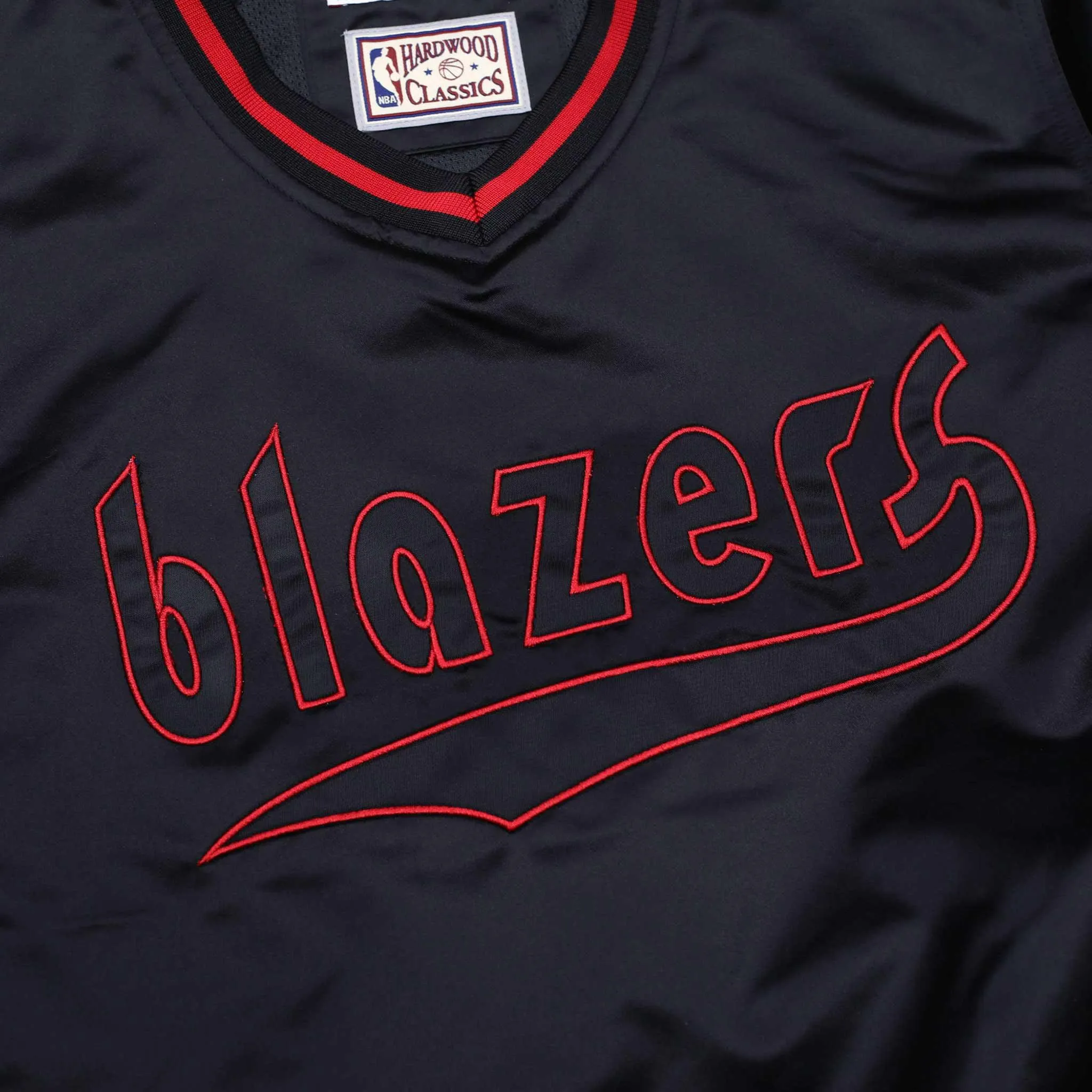 Portland Trail Blazers Mitchell & Ness Sideline Satin Pullover