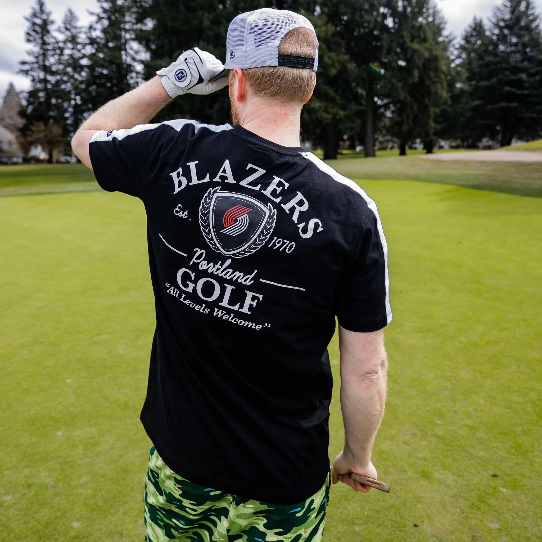 Portland Trail Blazers New Era Golf Club Tee