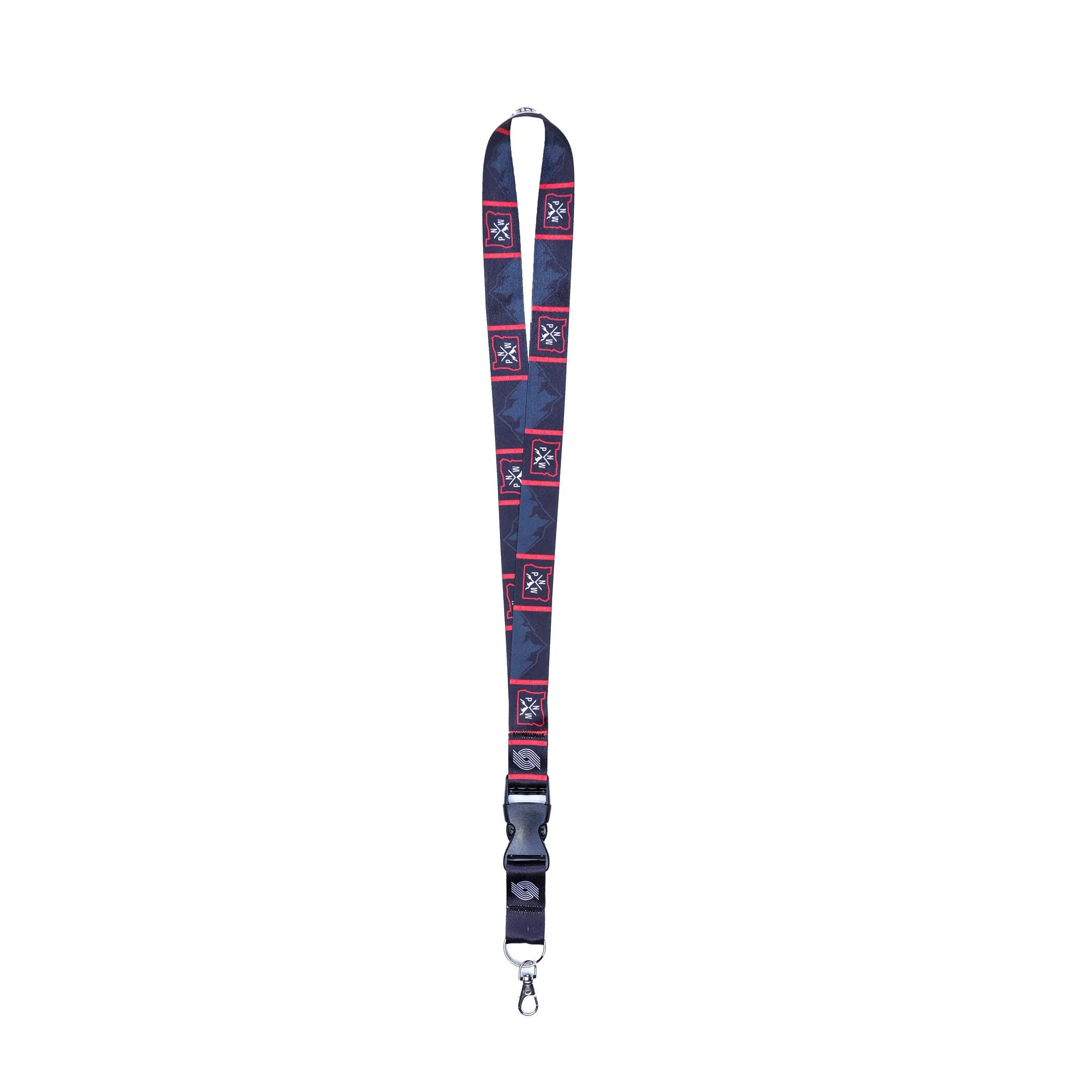 Portland Trail Blazers Peak Plaid City Detachable Lanyard