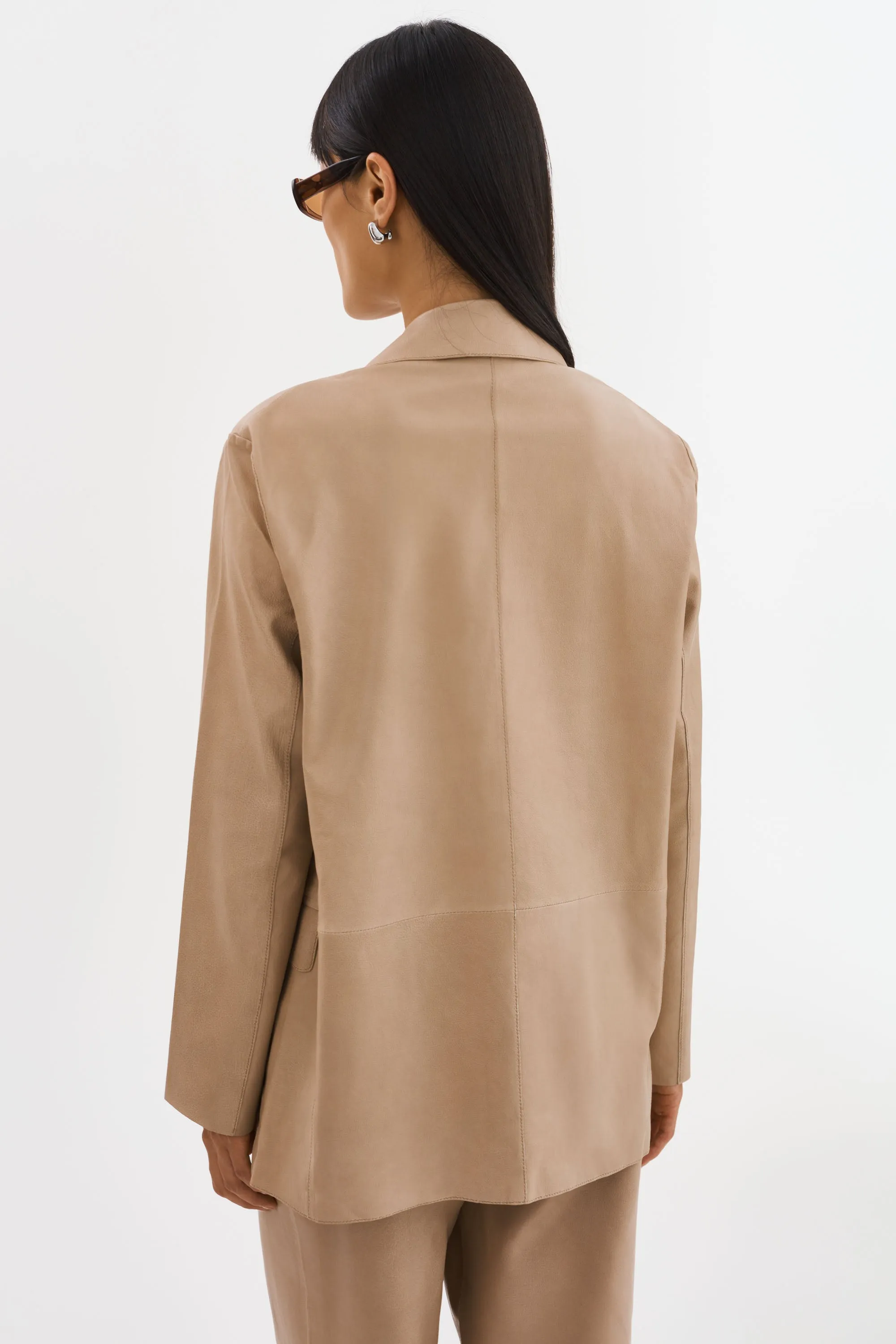 QUIRINA | Leather Blazer