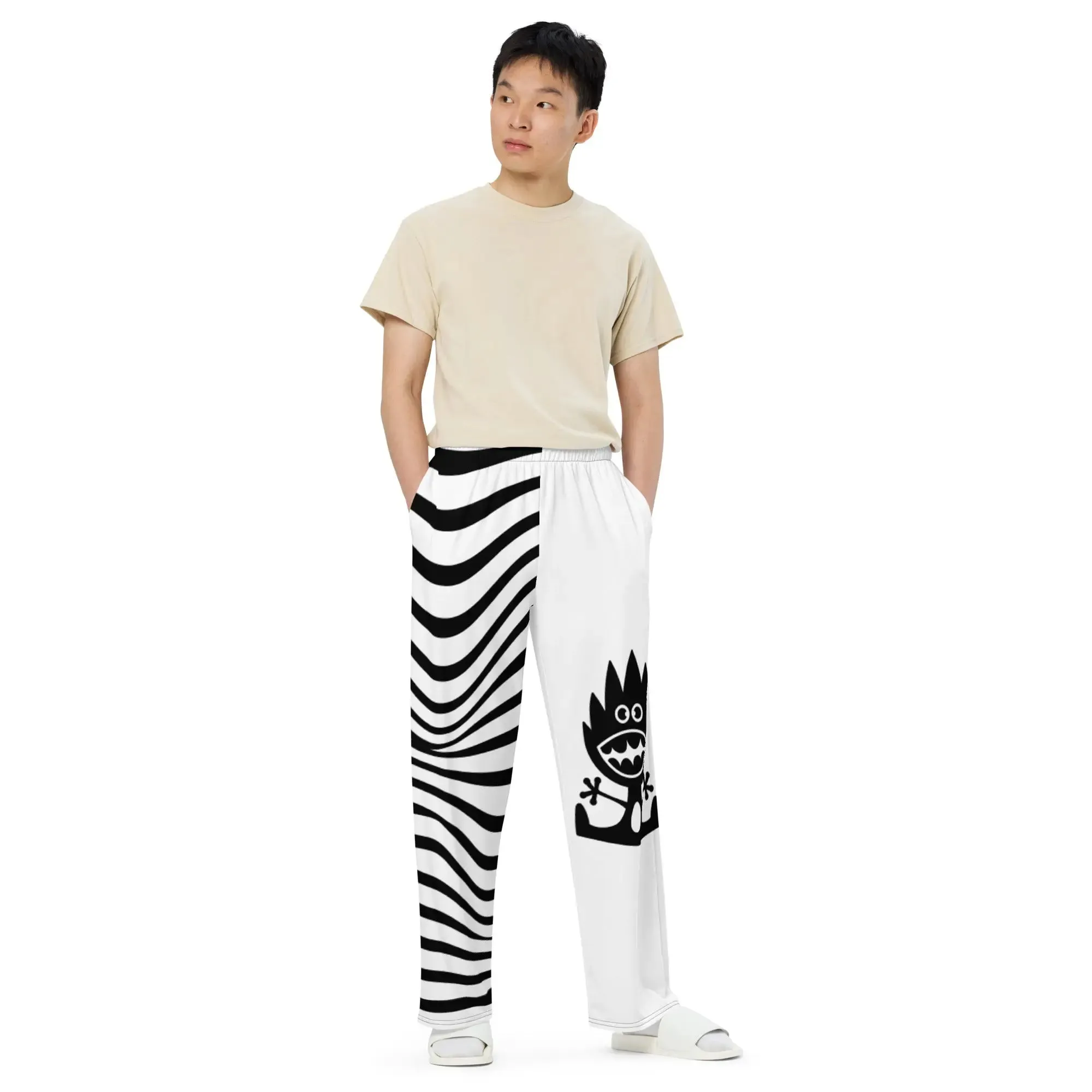 "Space Buds" - Unisex Wide Leg Pants