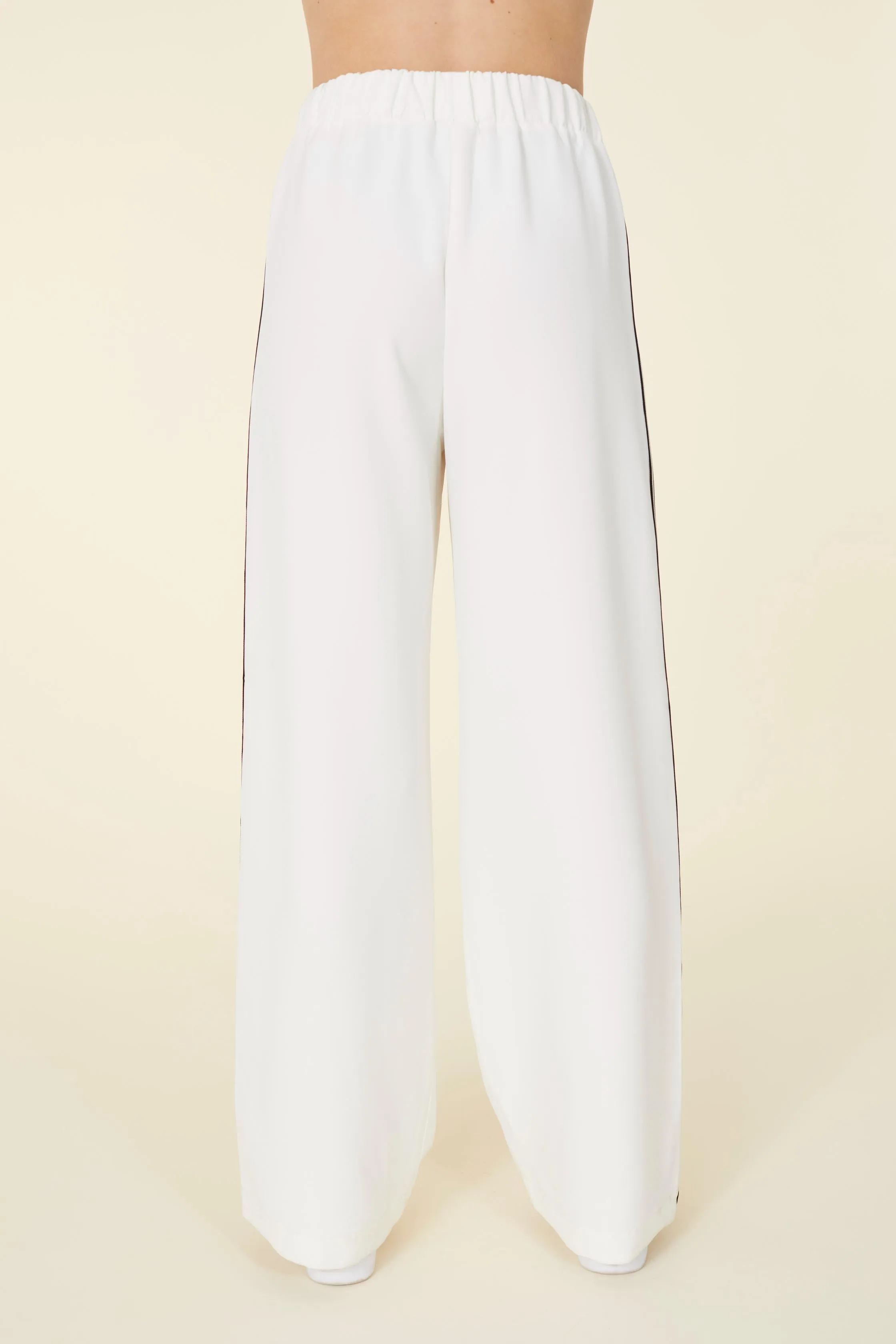 Racer Stripe Wide Leg Pant