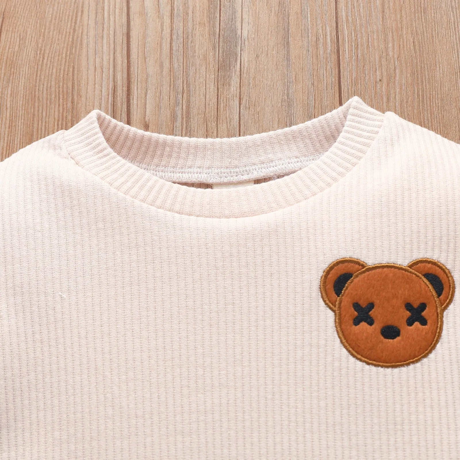 Ribbed Bear Lounge Set - Toddler Clothes Boys Sets